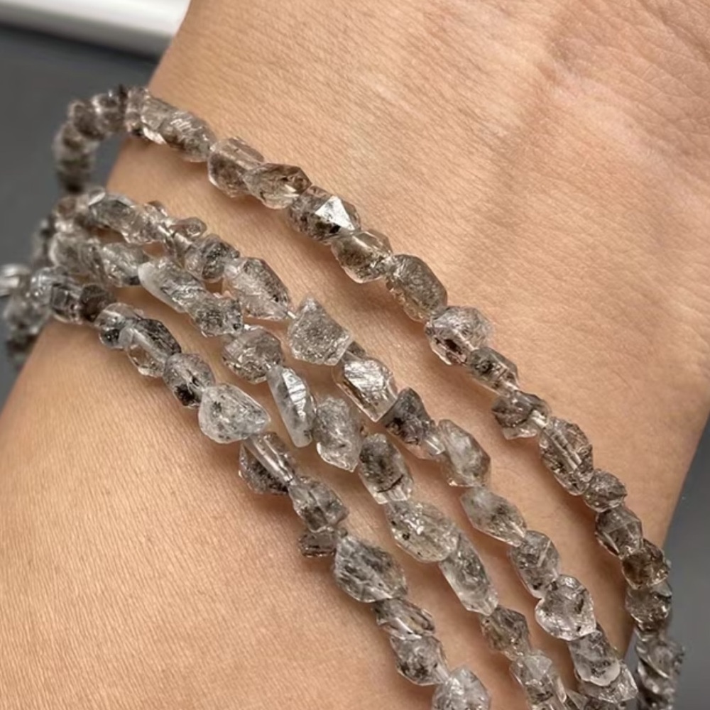 Genuine Herkimer diamond bracelet